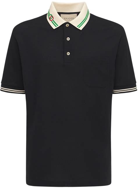 polo bianca gucci ape|gucci black piquet polo.